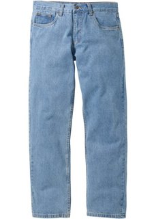 Джинсы Regular Fit Straight, низкий + высокий рост (U + S) (нежно-голубой) Bonprix