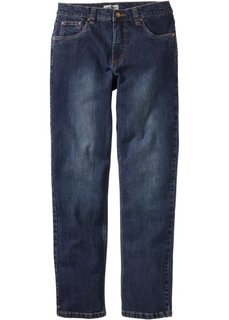 Джинсы стреч Regular Fit Straight, низкий + высокий рост (U + S) (темно-синий) Bonprix