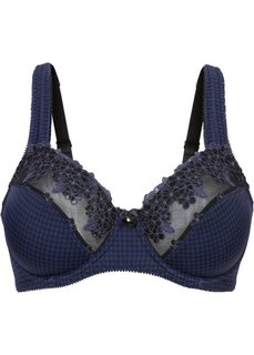 Бюстгальтер-минимайзер, чашка C (темно-синий/черный) Bonprix