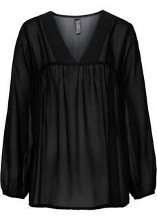 Блузка (черный) Bonprix