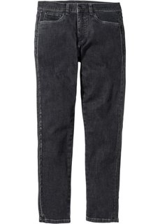 Джинсы-стретч дизайна 5 карманов Slim Fit Straight, длина (в дюймах) 32 (антрацитовый деним) Bonprix