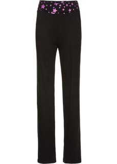 Трикотажные брюки (черный) Bonprix