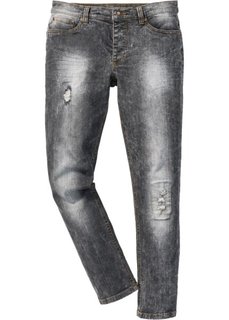 Джинсы-стретч Skinny, длина (в дюймах) 32 (черный мраморный) Bonprix