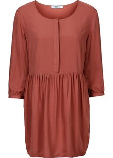 Блузка с рукавом 3/4 (бордово-коричневый) Bonprix