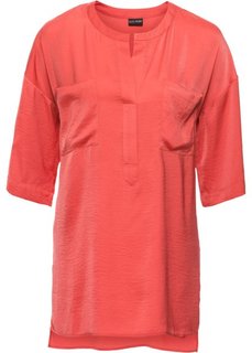Блузка с рукавом 3/4 (коралловый) Bonprix