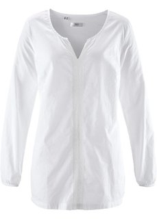 Блузка с длинным рукавом (белый) Bonprix