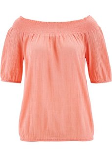 Блузка с рукавом 3/4 (лососево-розовый) Bonprix
