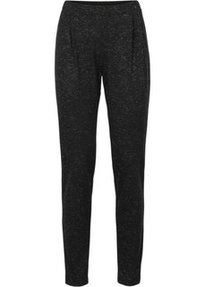 Трикотажные брюки с люрексом (черный) Bonprix