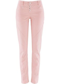 Мятые брюки из эластичного хлопка (розовый) Bonprix