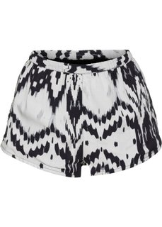 Пляжные шорты (черный/белый) Bonprix