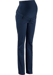 Для будущих мам: брюки-стретч с широкими брючинами (темно-синий) Bonprix
