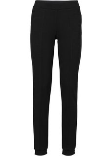 Трикотажные брюки (черный) Bonprix