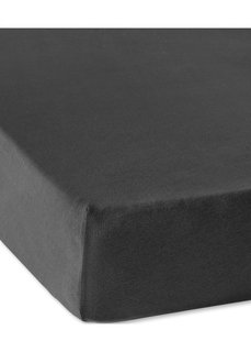 Эластичная простыня-чехол Джерси 40 см (черный) Bonprix