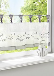 Занавеска Сэнди, петли (серый) Bonprix