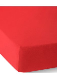Эластичная простыня-чехол Джерси 40 см (красный) Bonprix