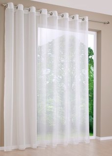Штора Майнц (1 шт.), люверсы (кремовый) Bonprix