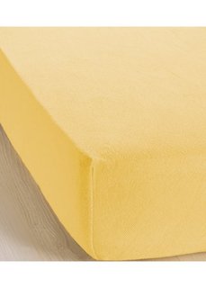 Эластичная простыня-чехол Махра (желтый) Bonprix