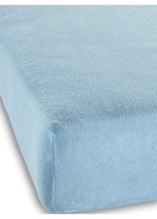 Махровая простыня-чехол для детской кровати (нежно-голубой) Bonprix