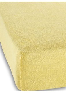 Махровая простыня-чехол для детской кровати (желтый) Bonprix