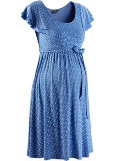 Праздничная мода для беременных: платье в горошек (небесно-голубой в горошек) Bonprix