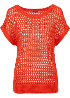 Пуловер (кроваво-оранжевый) Bonprix
