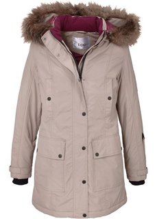 Функциональная куртка с капюшоном (натуральный камень) Bonprix