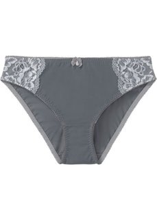 Трусики (темно-серый/серебристый матовый) Bonprix