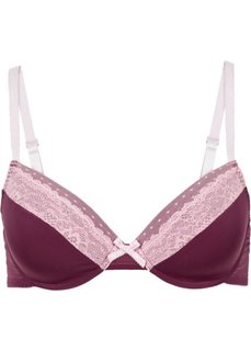Бюстгальтер, чашка F (красная ягода/дымчато-розовый) Bonprix