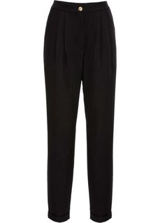 Брюки заниженной посадки от Marcell von Berlin for bonprix (черный)