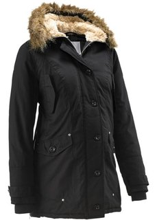 Мода для беременных: куртка с капюшоном (черный) Bonprix
