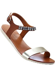 Сандалии (верблюжий/серебристый) Bonprix