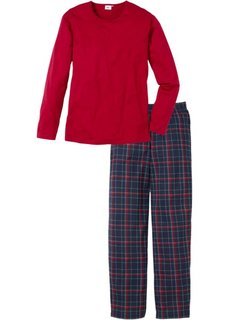 Пижама (красный в клетку) Bonprix
