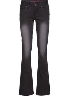 Брюки Bootcut (черный) Bonprix