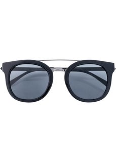 Солнцезащитные очки с металлической оправой (черный/серебристый) Bonprix