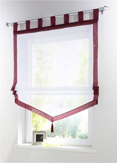 Римская штора Зюльт, Петли (красная ягода) Bonprix