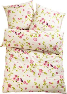 Постельное белье Эмилия, линон (розовый) Bonprix