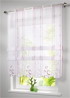 Штора Ада, прорезные петли (цвет красной ягоды) Bonprix