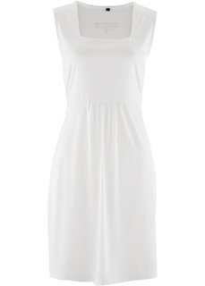 Трикотажное платье ПРЕМИУМ (белый) Bonprix