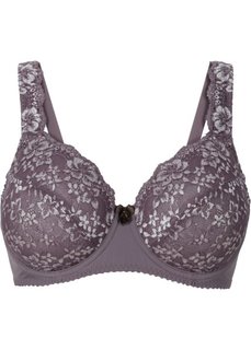 Бюстгальтер, чашка F (серо-коричневый/экрю) Bonprix