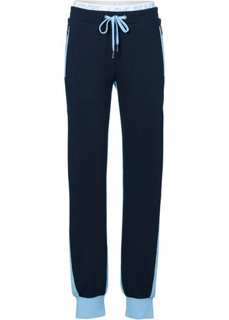 Длинные трикотажные брюки (темно-синий) Bonprix