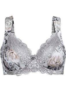 Бюстгальтер, чашка C (серый с принтом) Bonprix