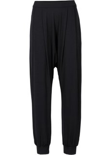 Брюки-саруэл (черный) Bonprix