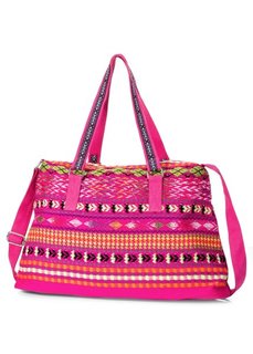 Сумка Отпускное настроение (ярко-розовый с рисунком) Bonprix