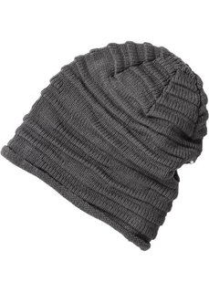 Драпированная шапочка Уни (серый) Bonprix