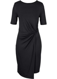 Абсолютный хит: платье с драпировкой в узел (черный) Bonprix