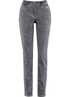 Брюки-стретч в потертом дизайне (шиферно-серый «потертый») Bonprix