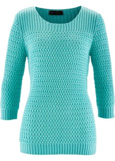 Пуловер (бирюзово-зеленый) Bonprix