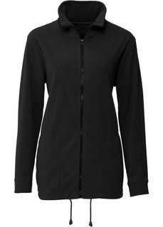 Флисовая куртка (черный) Bonprix