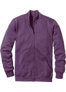 Трикотажная куртка стандартного покроя (виноградный) Bonprix