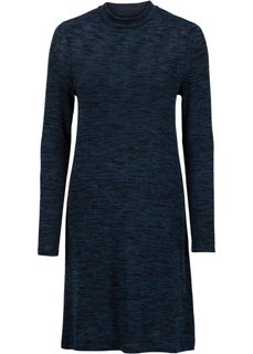 Трикотажное платье (серо-синий меланж) Bonprix